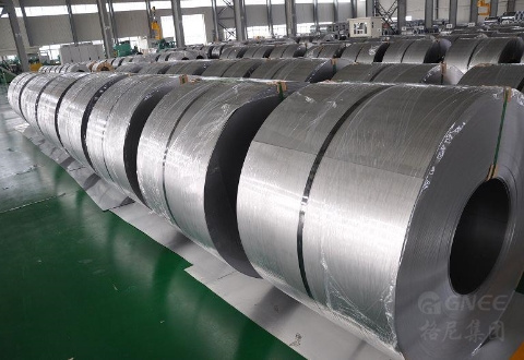 What is the silicon content of CRGO steel?